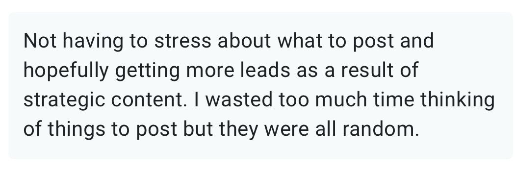 Message from Sarah